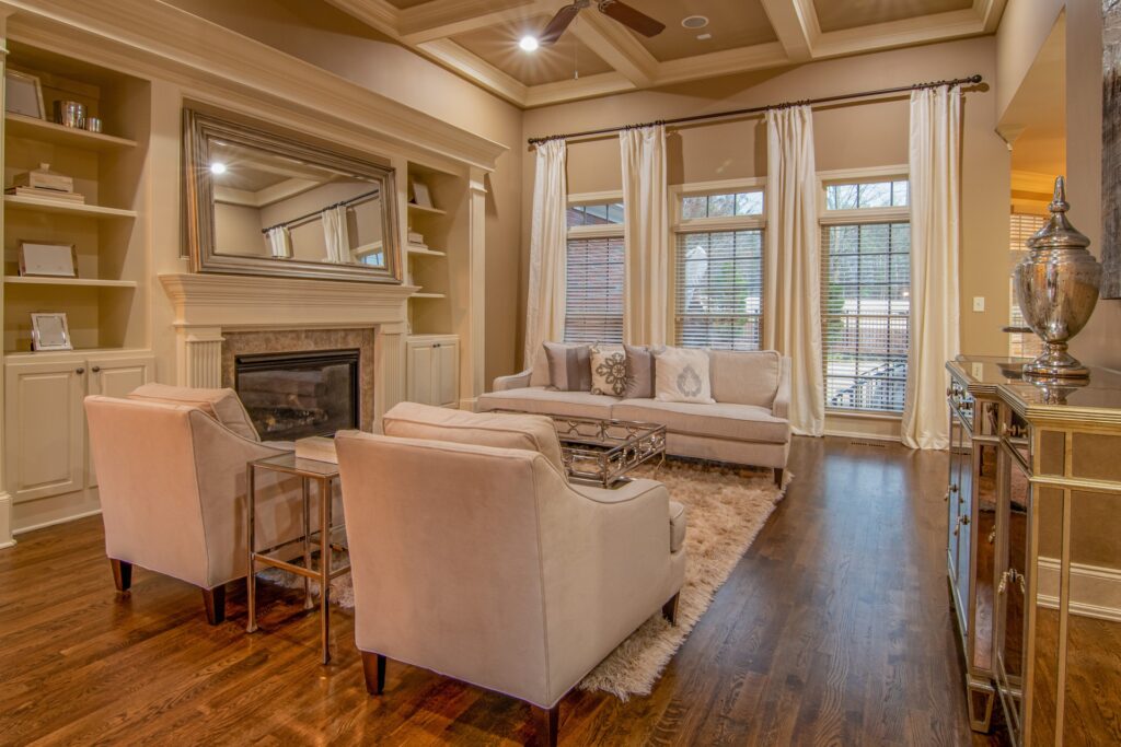 Energy-saving double hung window used in modern homes.
