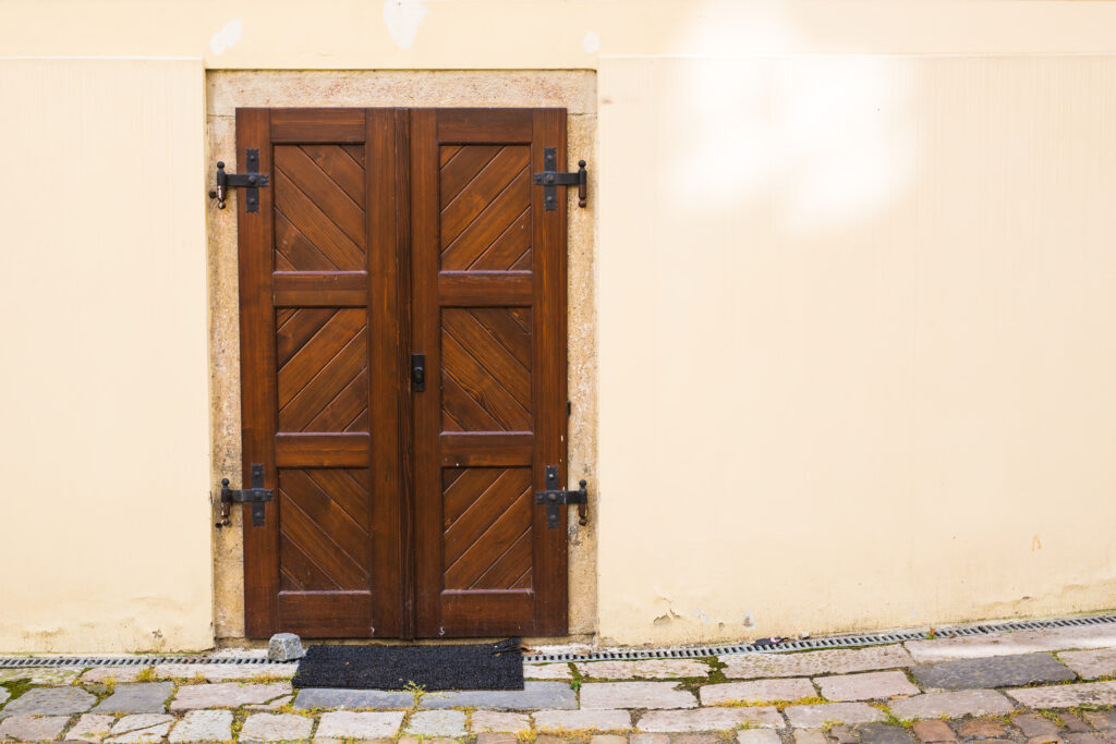 Impact door adds strong protection and helps keep the home safe during strong winds or storms.