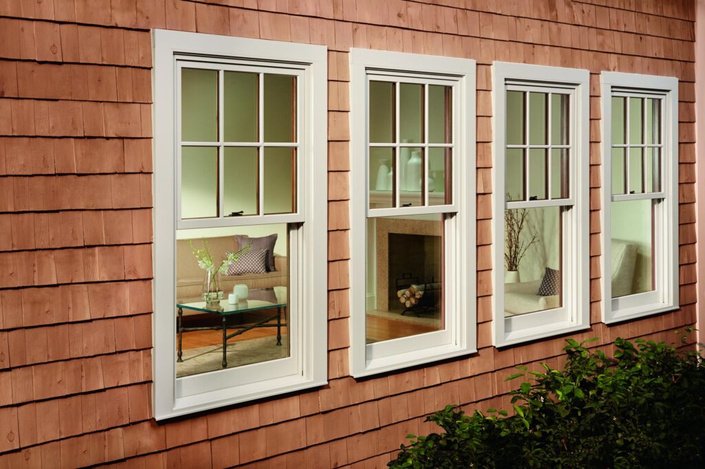 Double hung windows make it easy to open from the top or bottom, helping air move through the home.