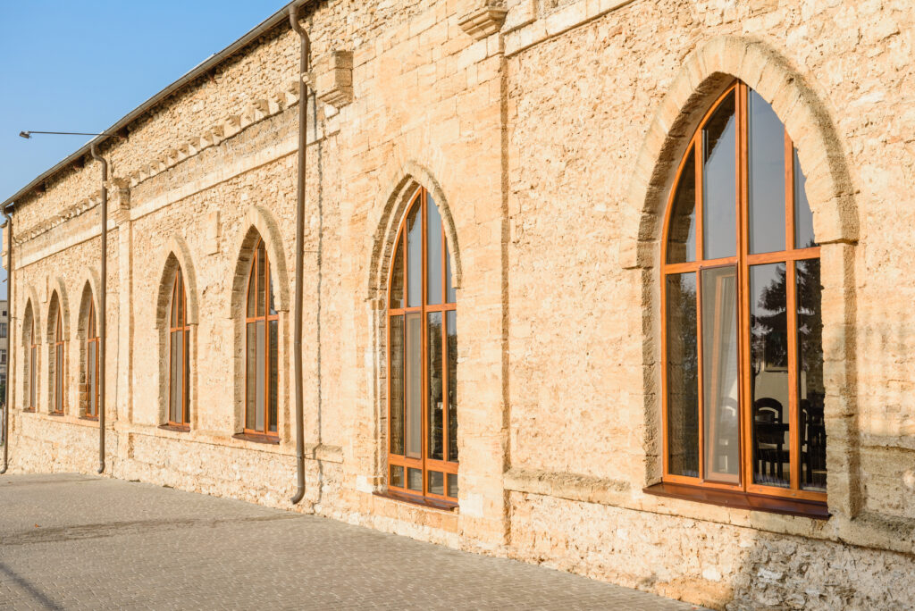 Windows bring soft light and a calm feeling into the room while adding a touch of charm.