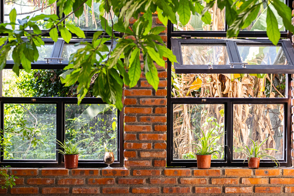 Natural light flows through awning window openings, showing how they help brighten and freshen up indoor spaces.